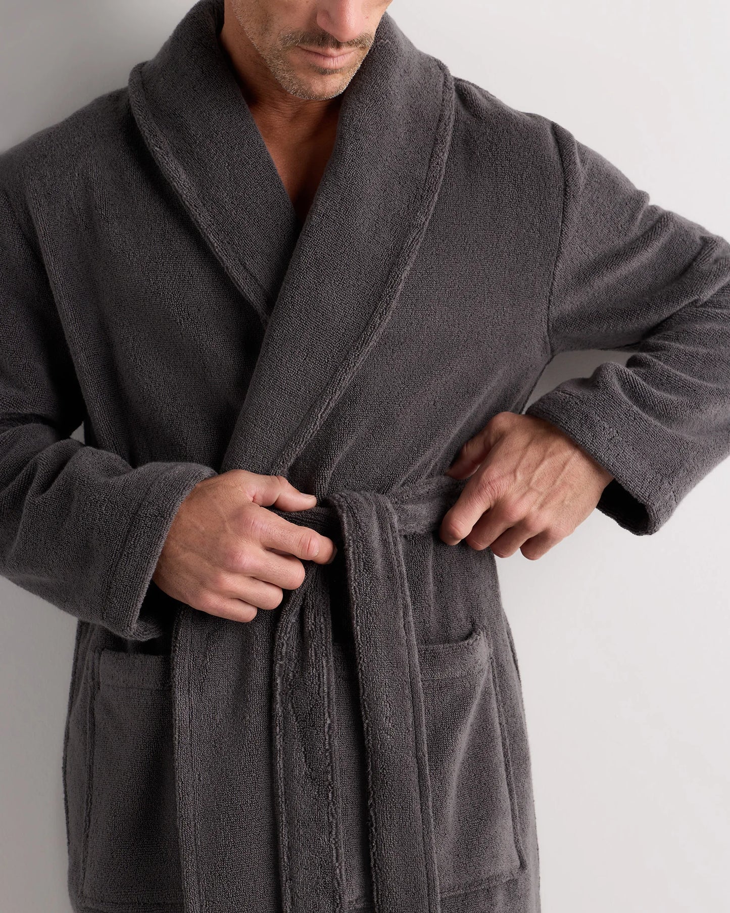 Turkish Cotton Terry Robe - XS / White