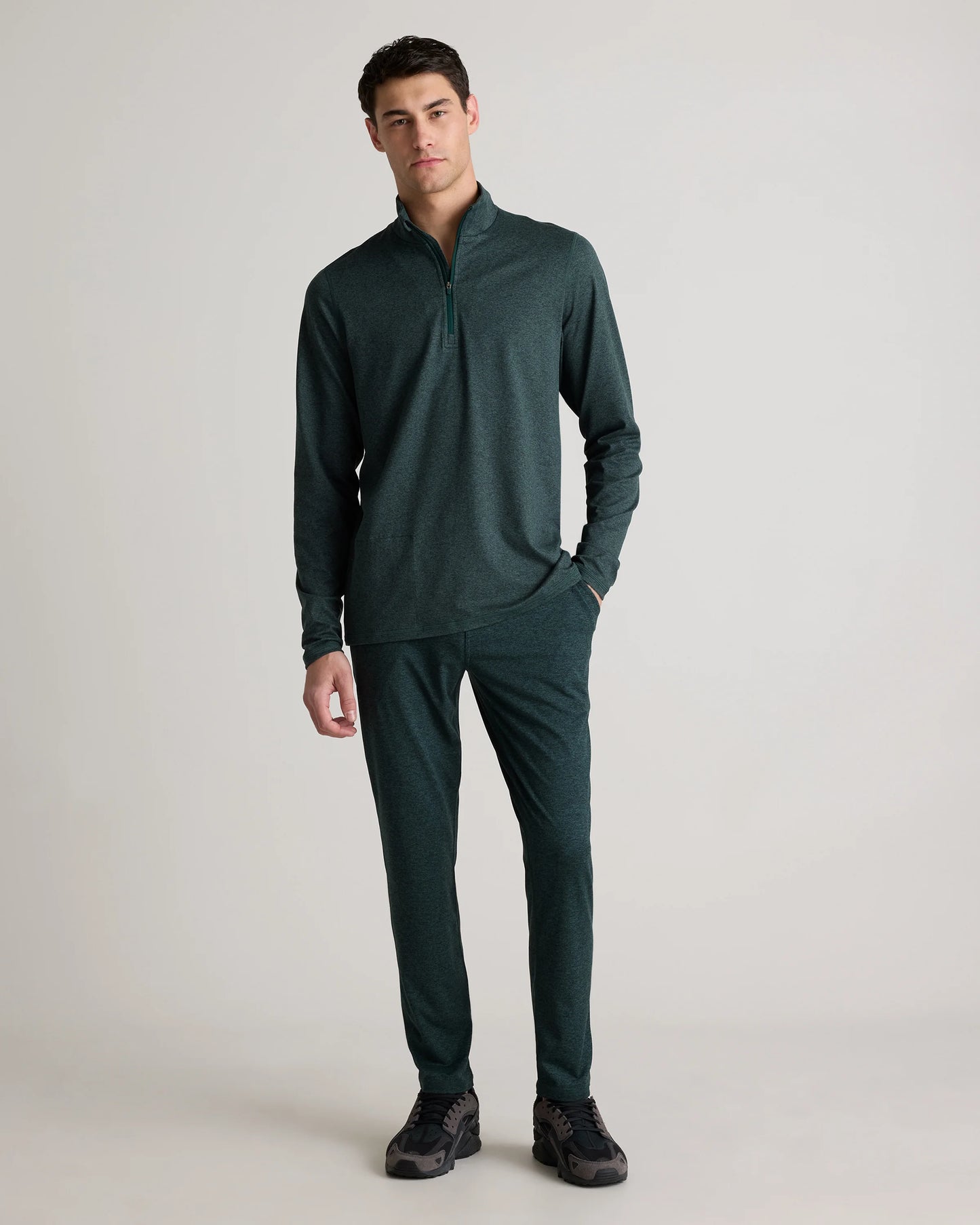 Flowknit Performance Half-Zip - XS / Heather Morel Grey
