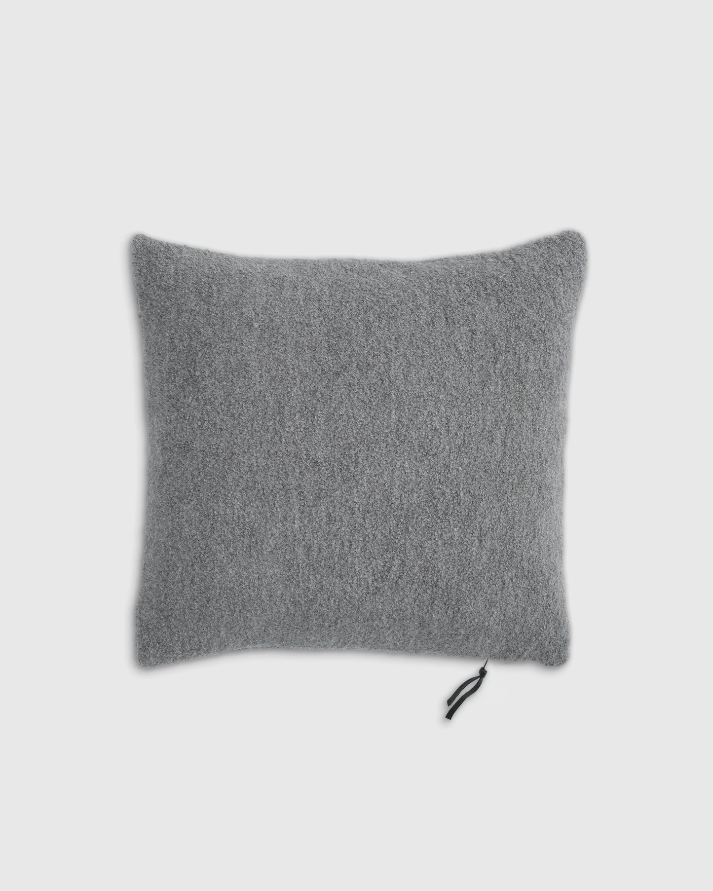 Alpaca Boucle Pillow Cover - 20x20 / Light Heather Grey