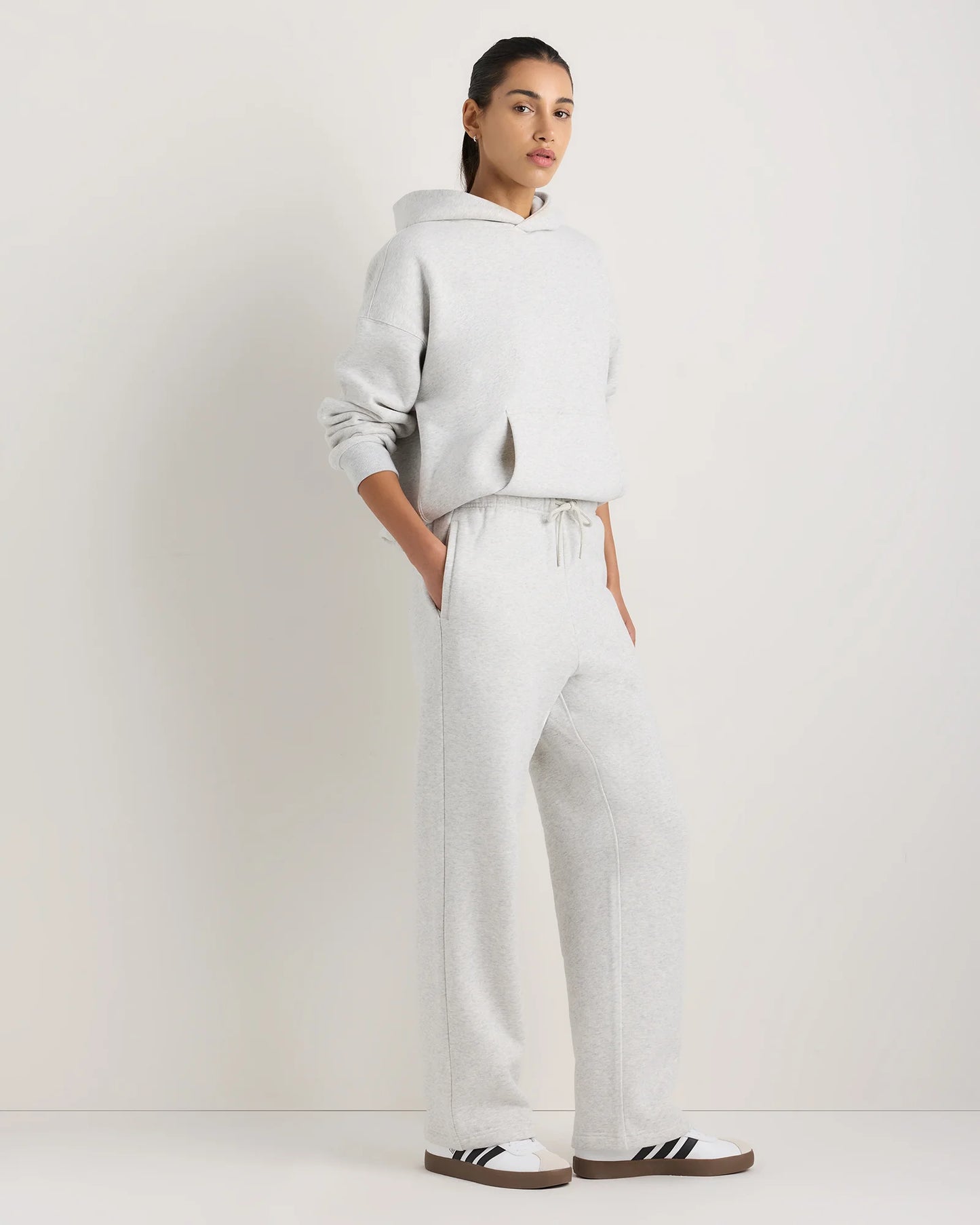 Everyday Fleece Straight Leg Sweatpants - XS / Coastal Sage