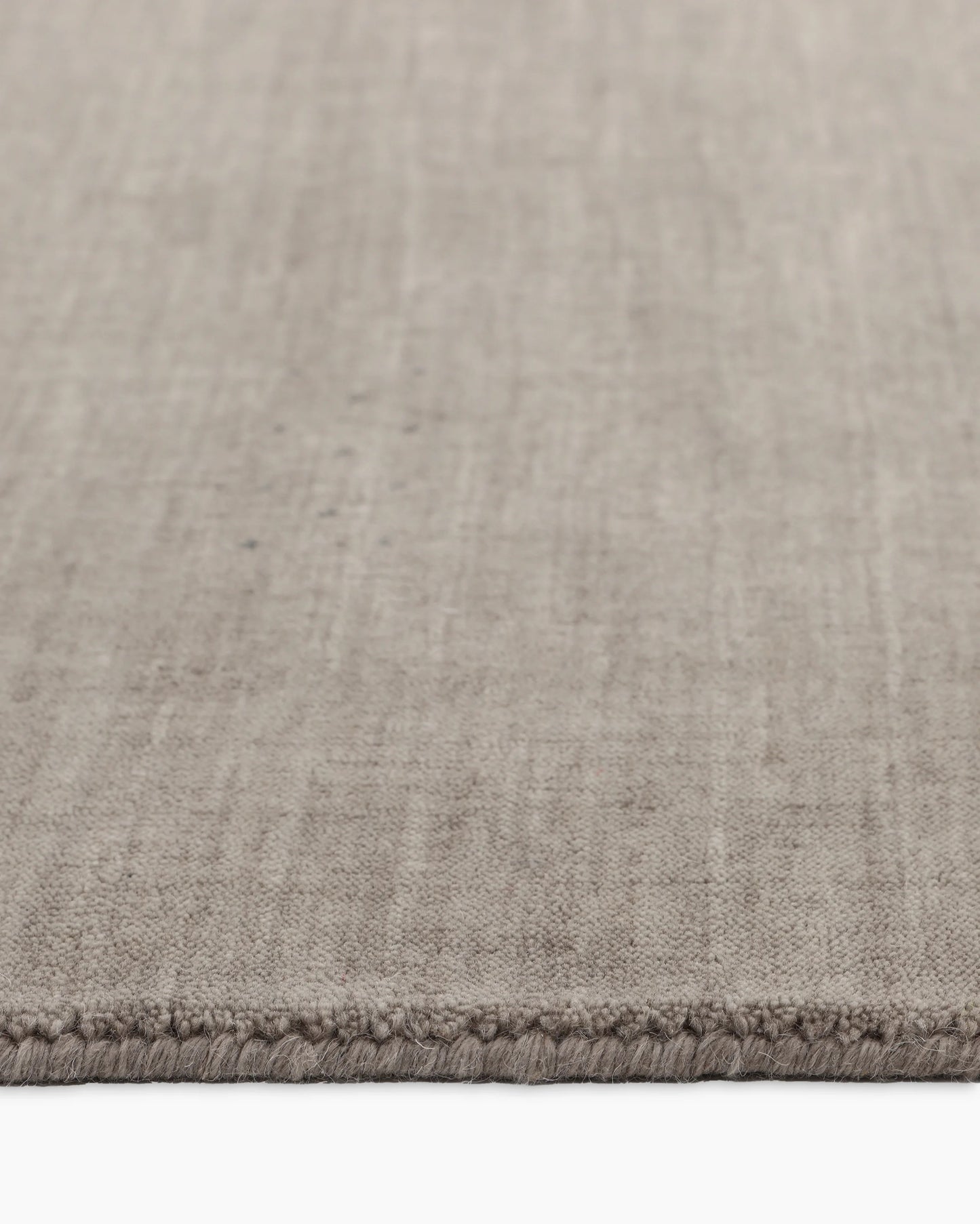 Indie Hand-Loomed Wool Rug - 5' x 8' / Taupe