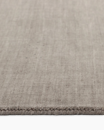 Indie Hand-Loomed Wool Rug - 5' x 8' / Taupe