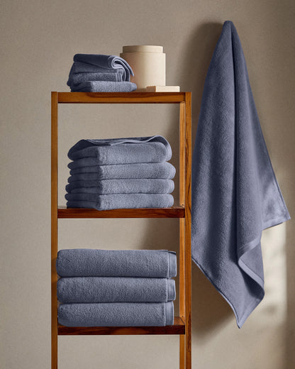 Plush Organic Turkish Cotton Hand Towel (Set of 2) - One Size / White