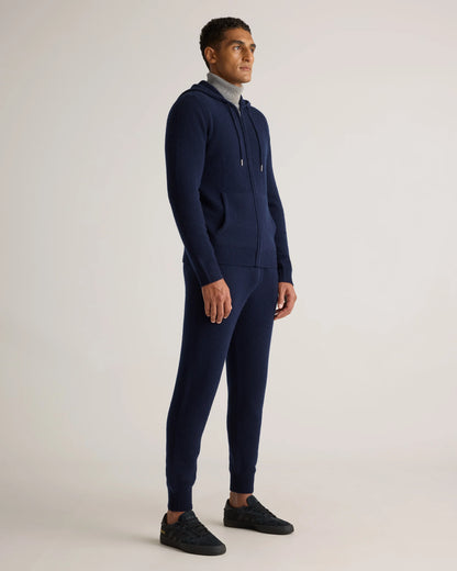 Mongolian Cashmere Full-Zip Hoodie - S / Teak