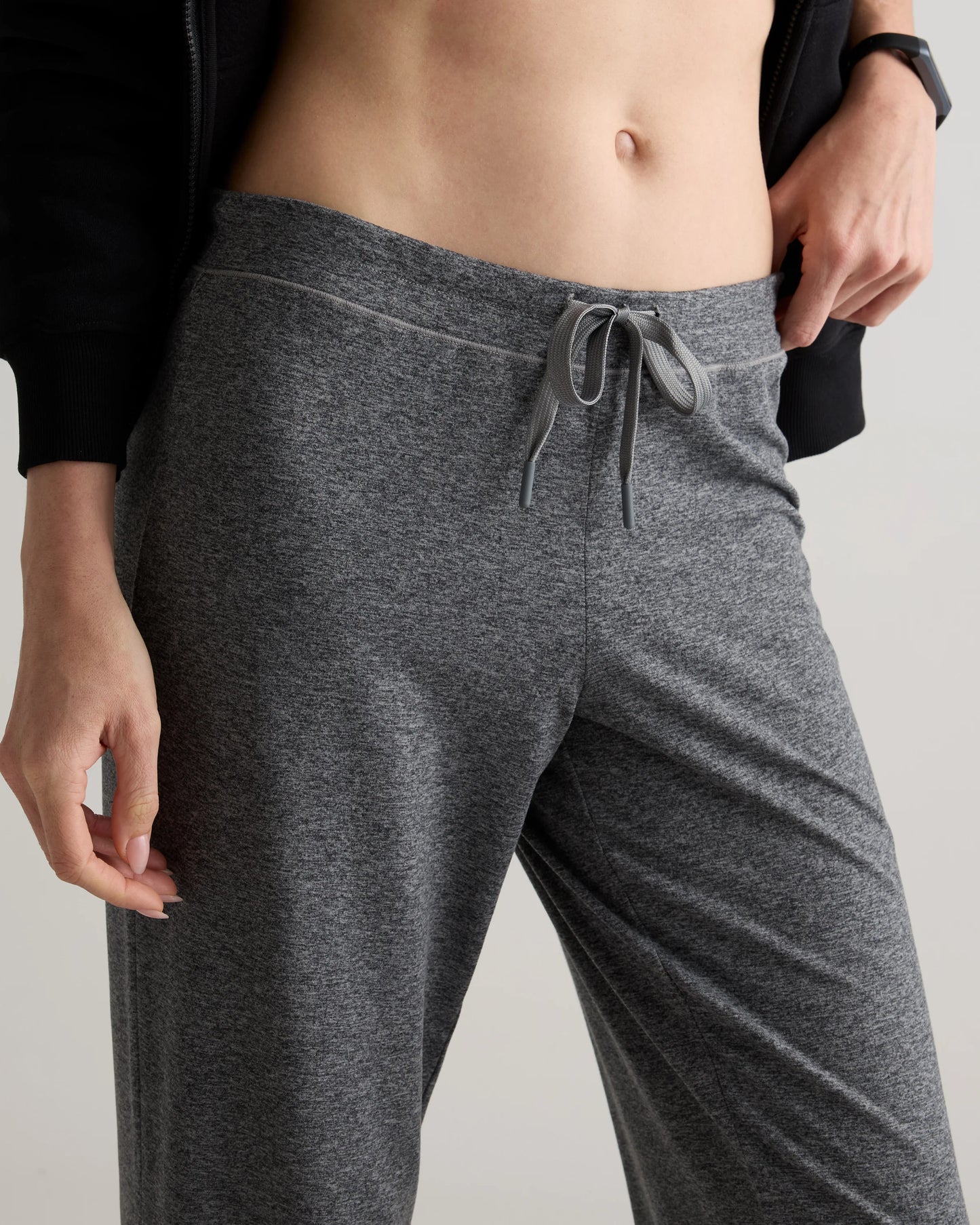 Flowknit Wide Leg Pants - XS / Black
