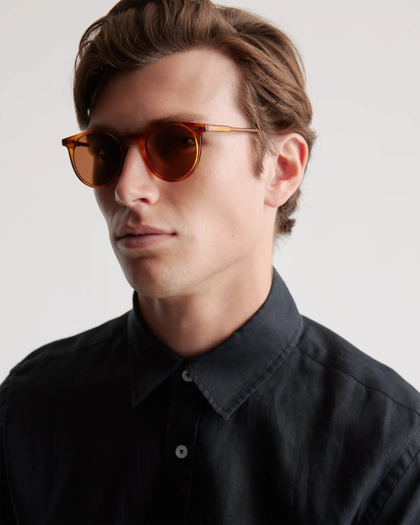 Noah Polarized Acetate Sunglasses - Standard / Tortoise with Brown lens