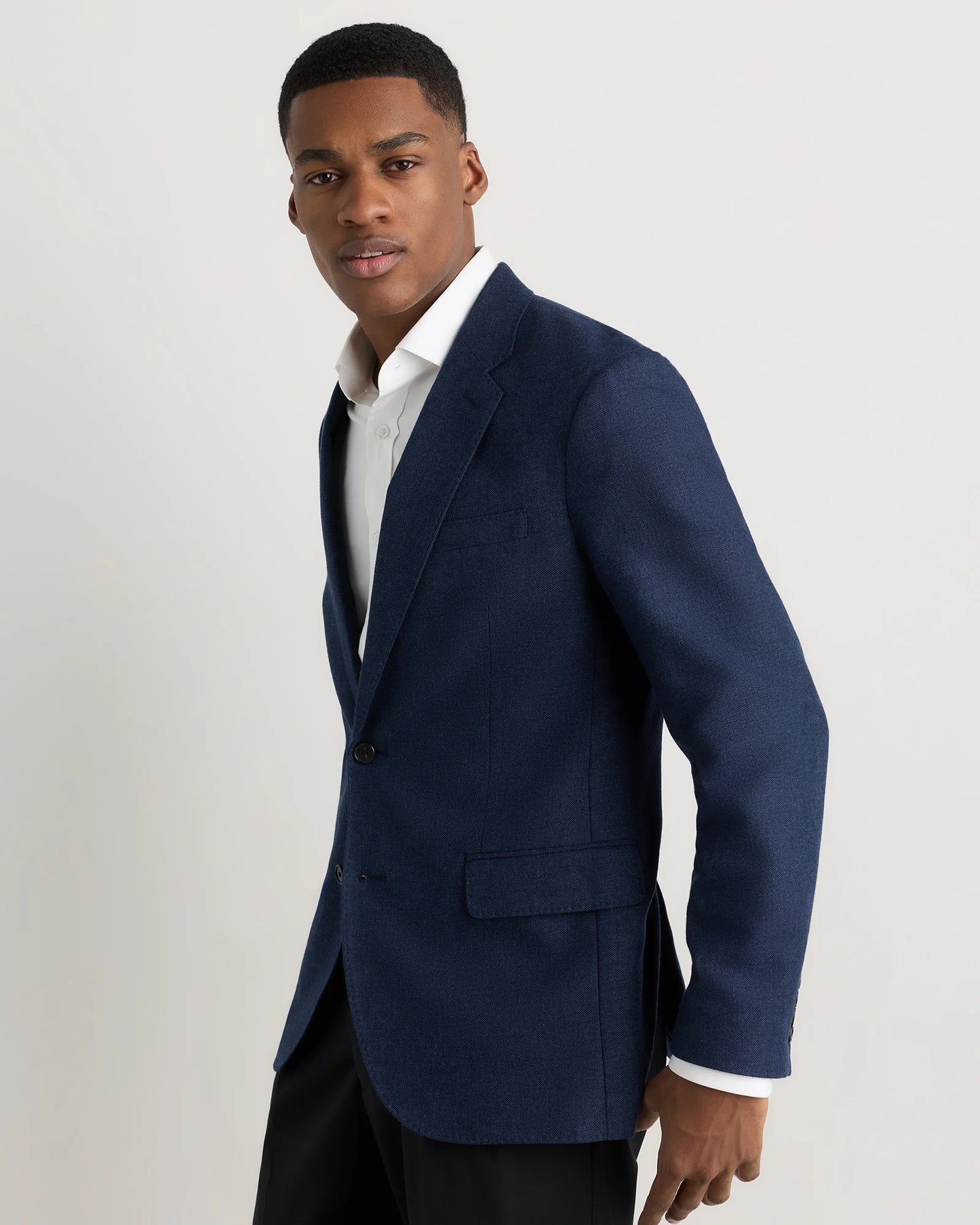 Organic Cotton Cashmere Blazer - S / True Black