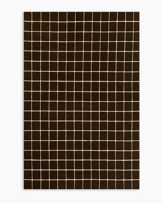 Bowie Wool Rug - 5' x 8' / Brown