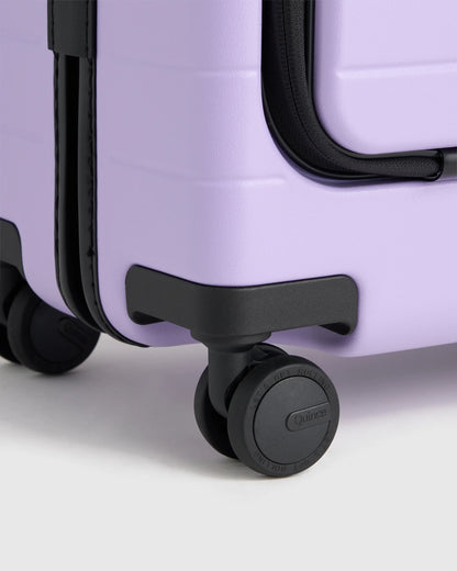 Front Pocket Carry-On Suitcase - One Size / Lavender