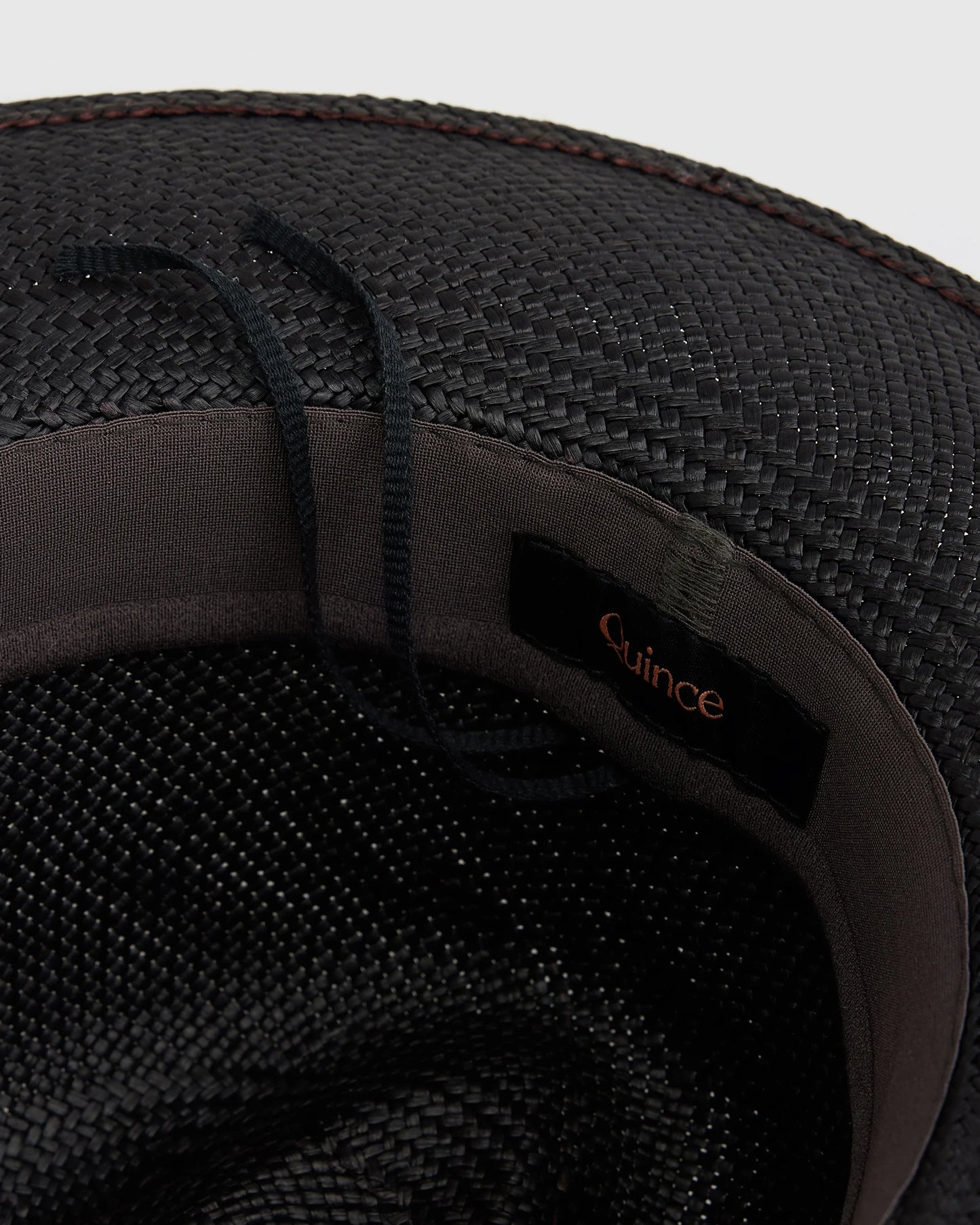 Toquilla Straw Panama Hat - S / Black