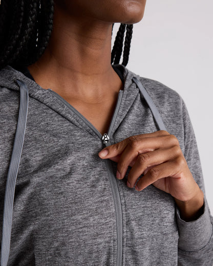 Flowknit Full-Zip Hoodie - XS / Heather Deep Navy