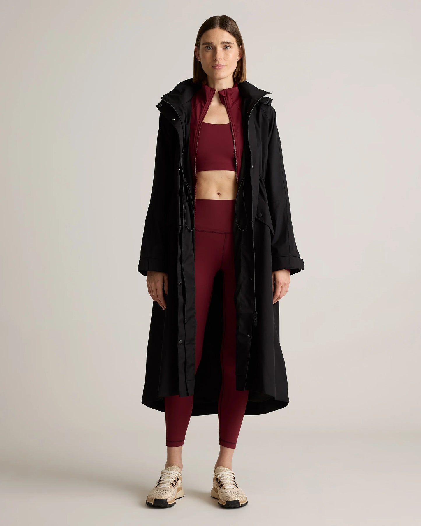 Weather Proof Rain Trench Coat - XS / Dark Spruce
