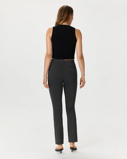 Ultra-Stretch Ponte Straight Leg Pants - XS / Morel Grey