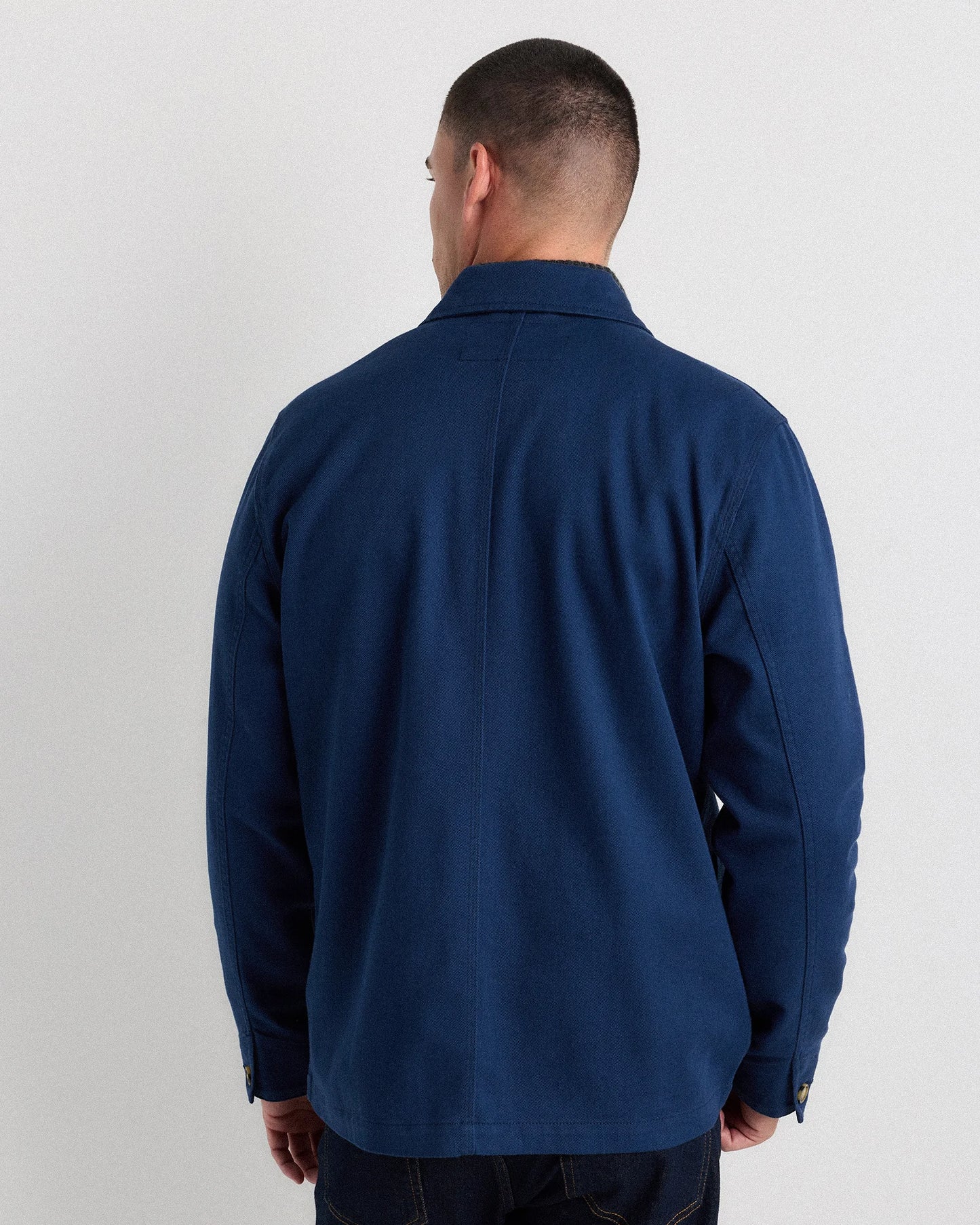 Organic Comfort Stretch Chore Jacket - XS / Vanilla