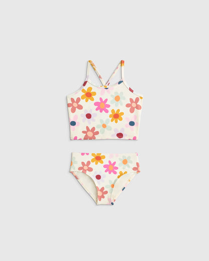 Tankini Swimsuit - 6 / Soft Ditsy Floral