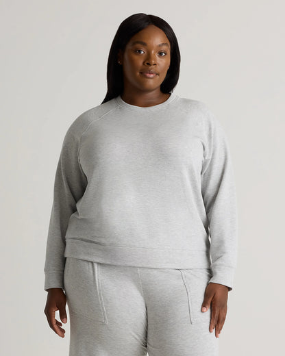 SuperSoft Fleece Crew - 1X / Dried Fig