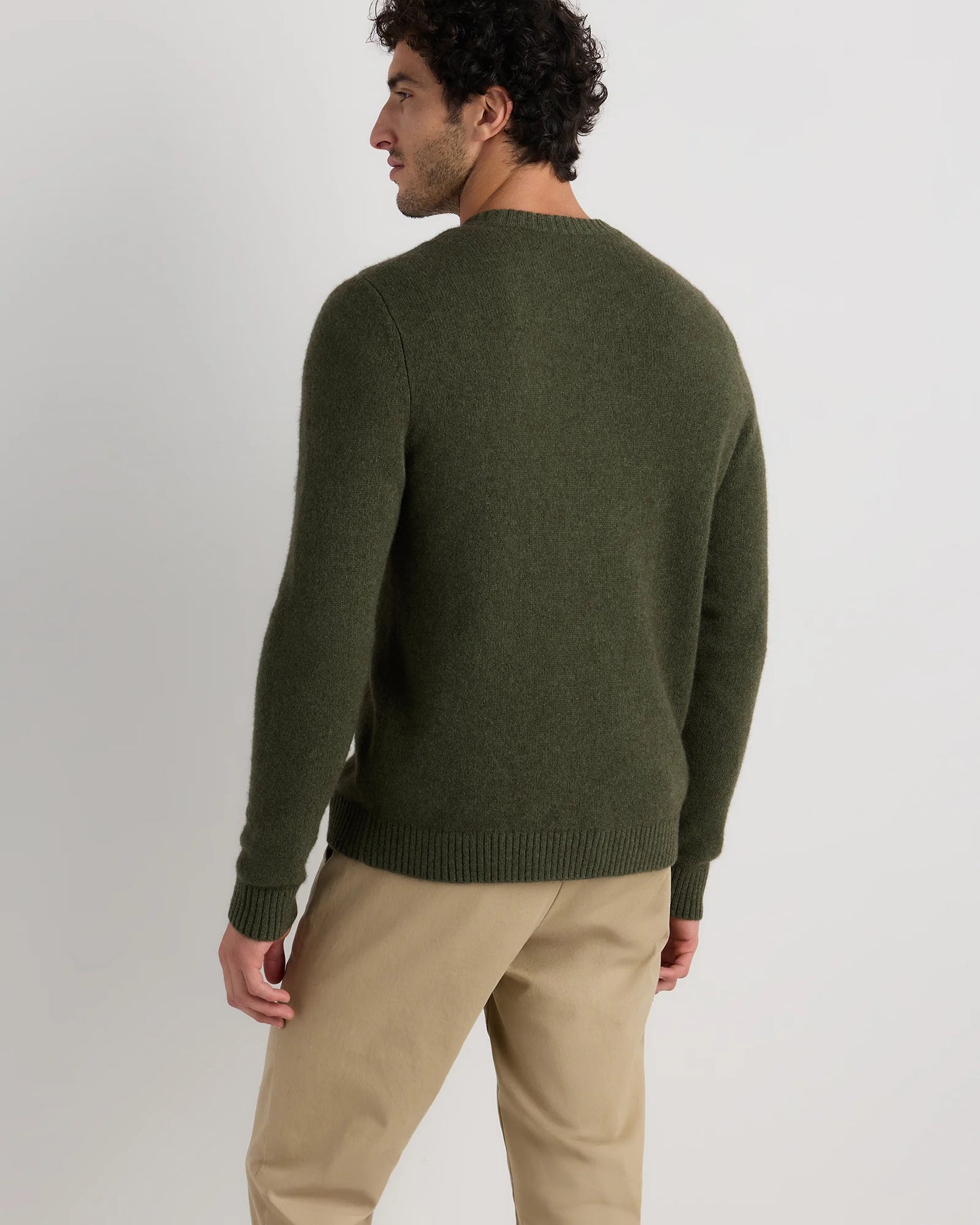 100% Yak Wool Crewneck Sweater - XS / Starry Night Navy