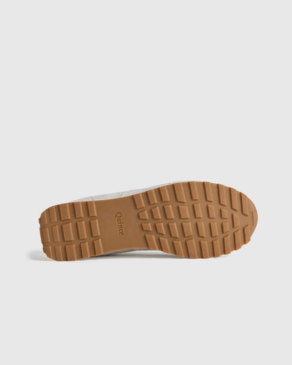 Italian Leather and Suede Retro Runner - 7 / Dark Navy