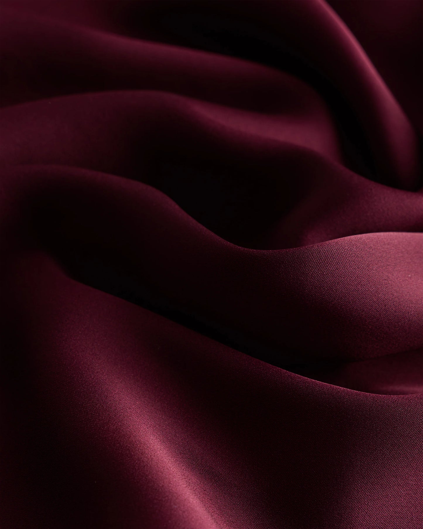 Washable Stretch Silk Long Sleeve Maxi Dress - XS / Wine Tasting Red