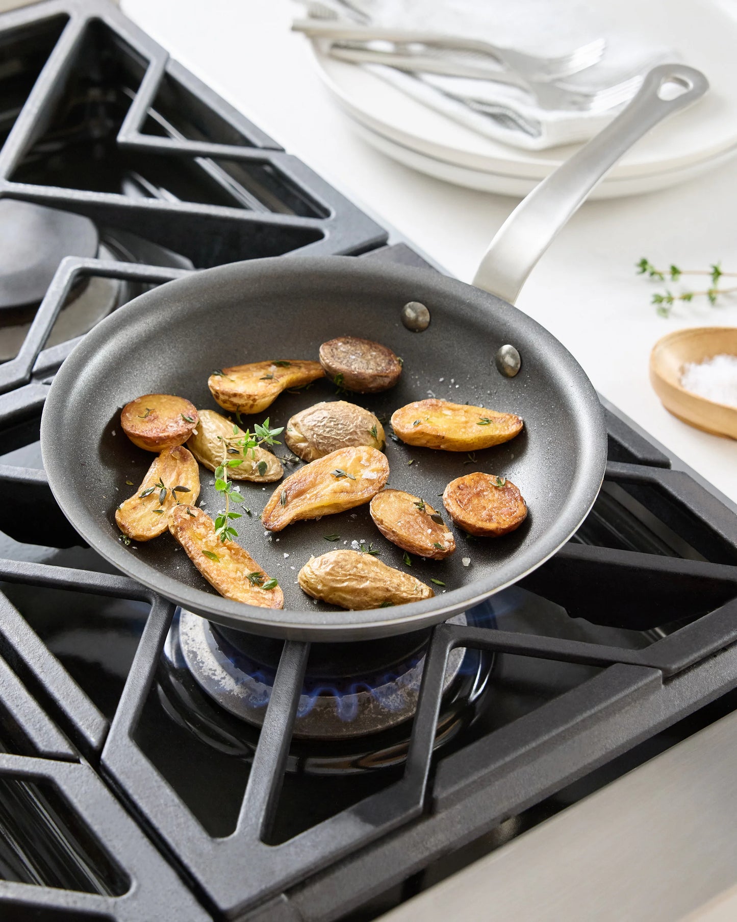 5-Ply Stainless Steel 8" Nonstick Frying Pan - One Size / No Color