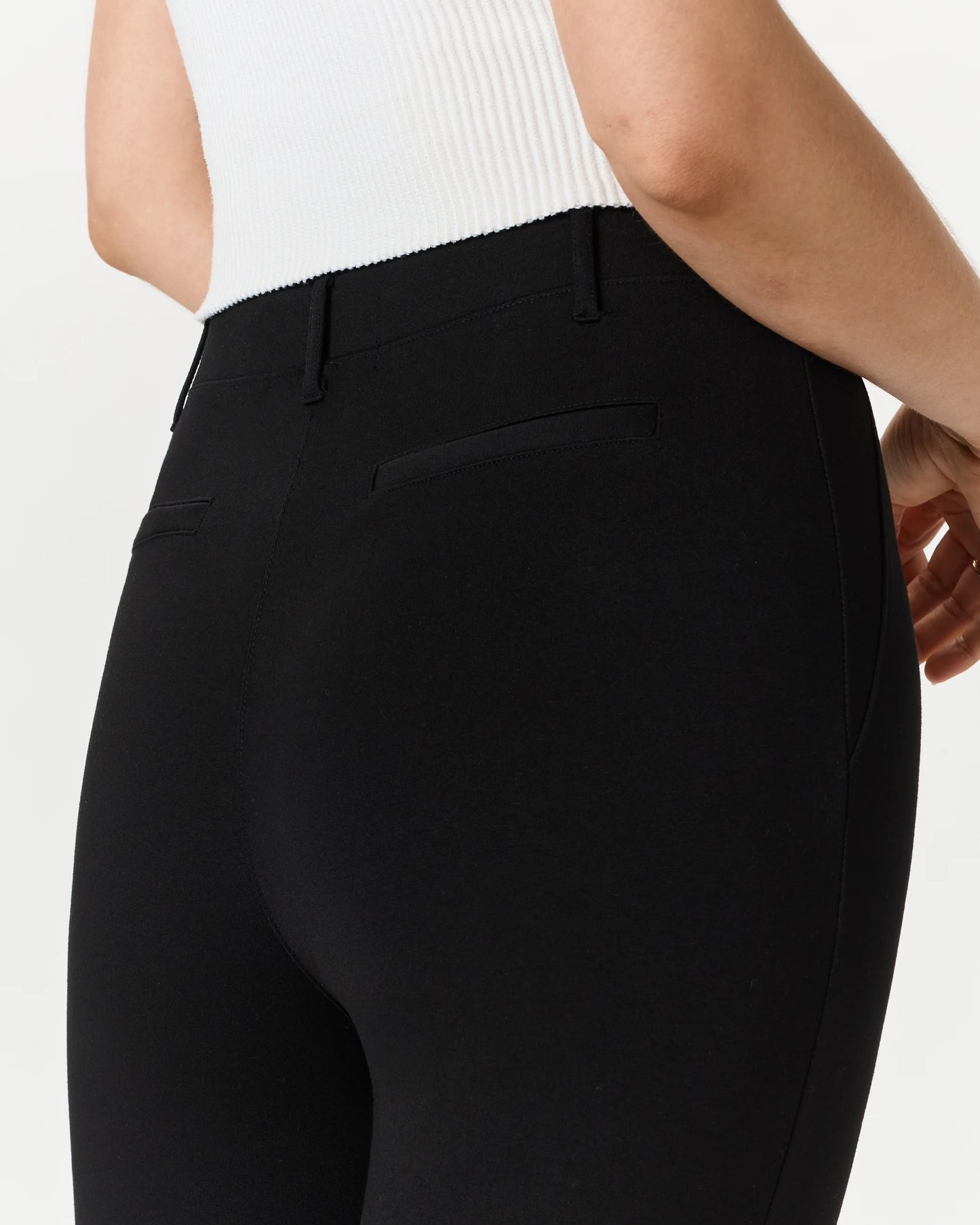 Ultra-Stretch Ponte Straight Leg Pants - XS / Morel Grey