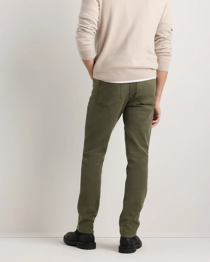French Terry 5-Pocket Pants - Slim - 30X30 / Bayberry Olive