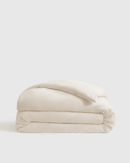 Organic Jersey Duvet Cover - Twin / Light Blue