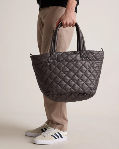 Transit Quilted Carry-All Tote - One Size / Porcelain Blue