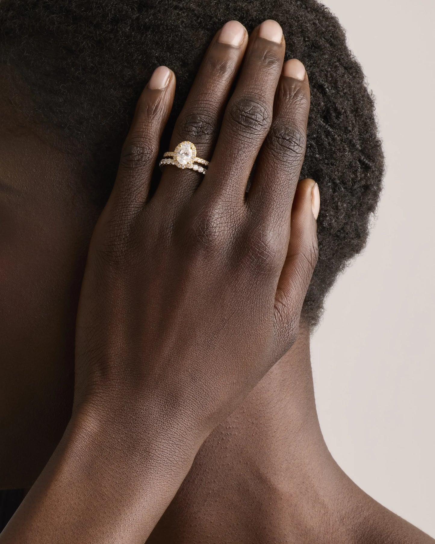 Lab Grown Diamond Round Eternity Band - 4 / Yellow Gold