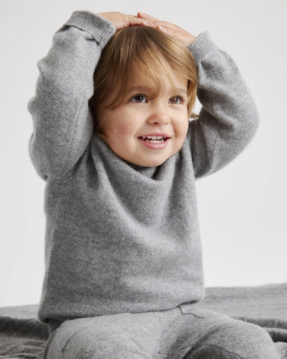 Washable Cashmere Crewneck Sweater - 0-3M / Varsity Red