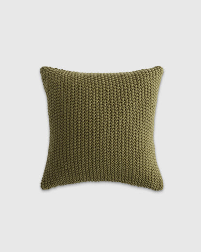 Cotton Fisherman Pillow Cover - 20x20 / Fig