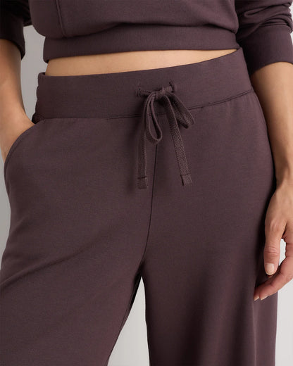 SuperSoft Fleece Wide Leg Pants - XS / Dried Fig
