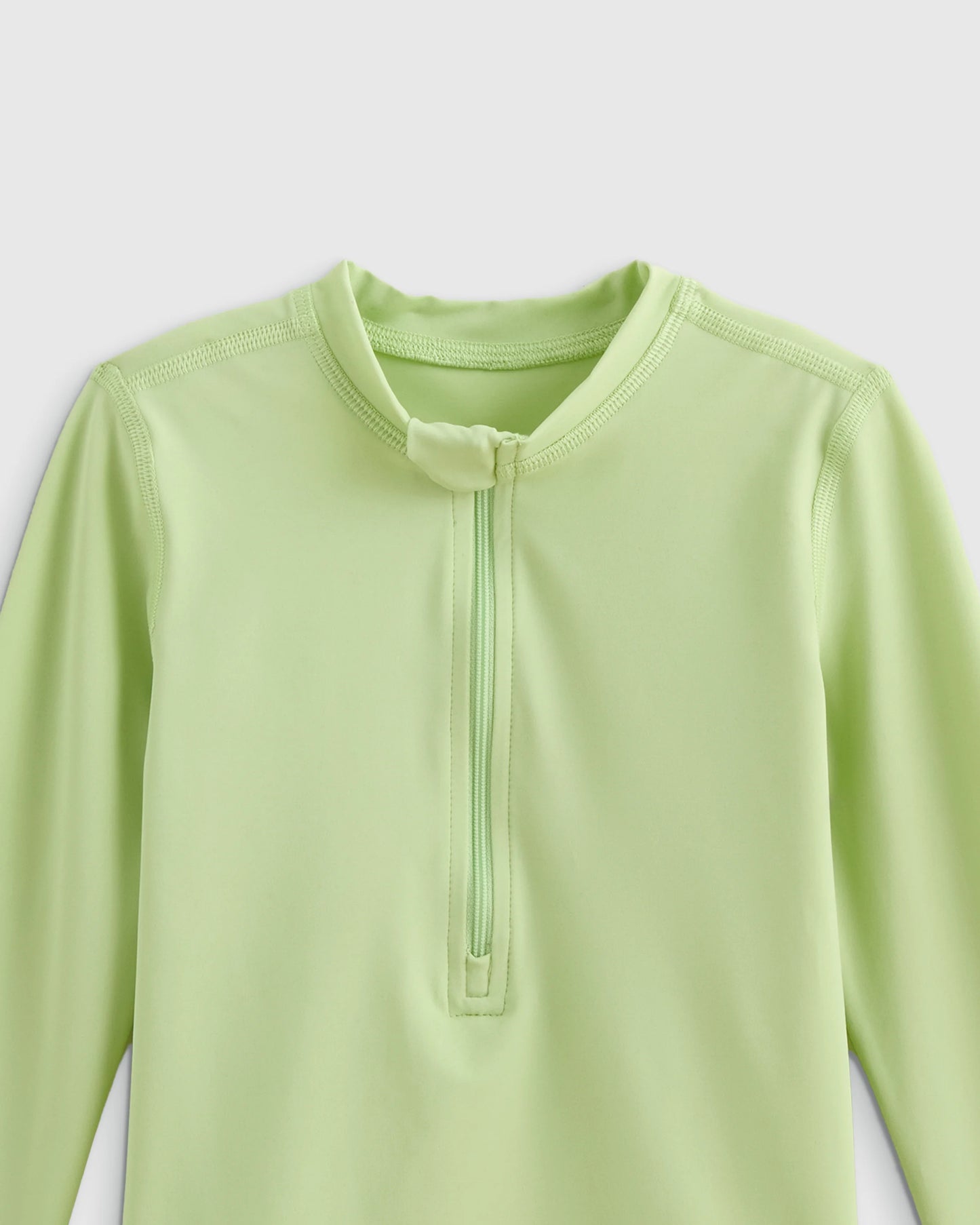 Long Sleeve Zip-Up Rash Guard - 0-3M / Yellow