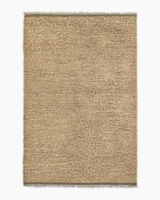 Dover Wool Shag Rug - 5' x 8' / Natural