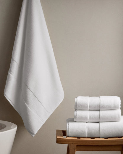 Classic Organic Turkish Cotton Bath Bundle (4 pieces) - One Size / White