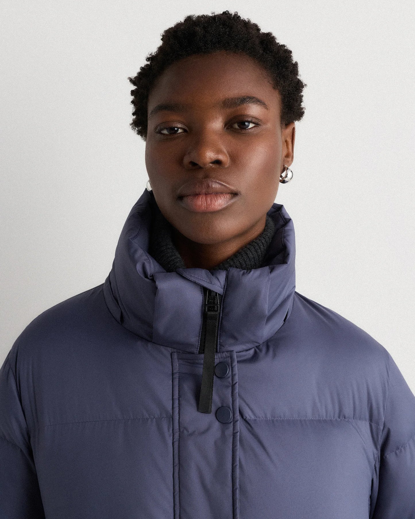 Responsible Down Long Puffer Jacket - XS / Black
