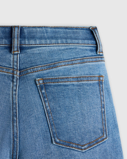 Girls Stretch Flare Jeans - 6 / Medium Wash