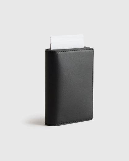 Italian Leather RFID Card Holder - One Size / Hickory