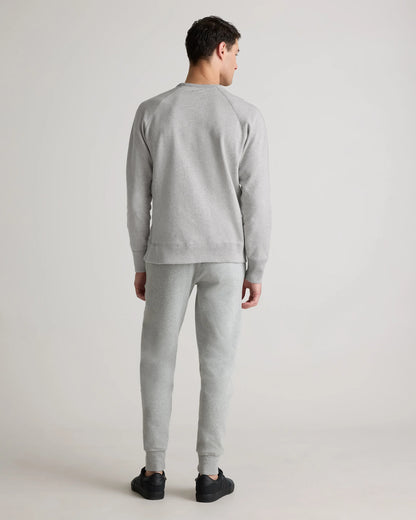 Organic Midweight French Terry Crewneck - S / Deep Navy