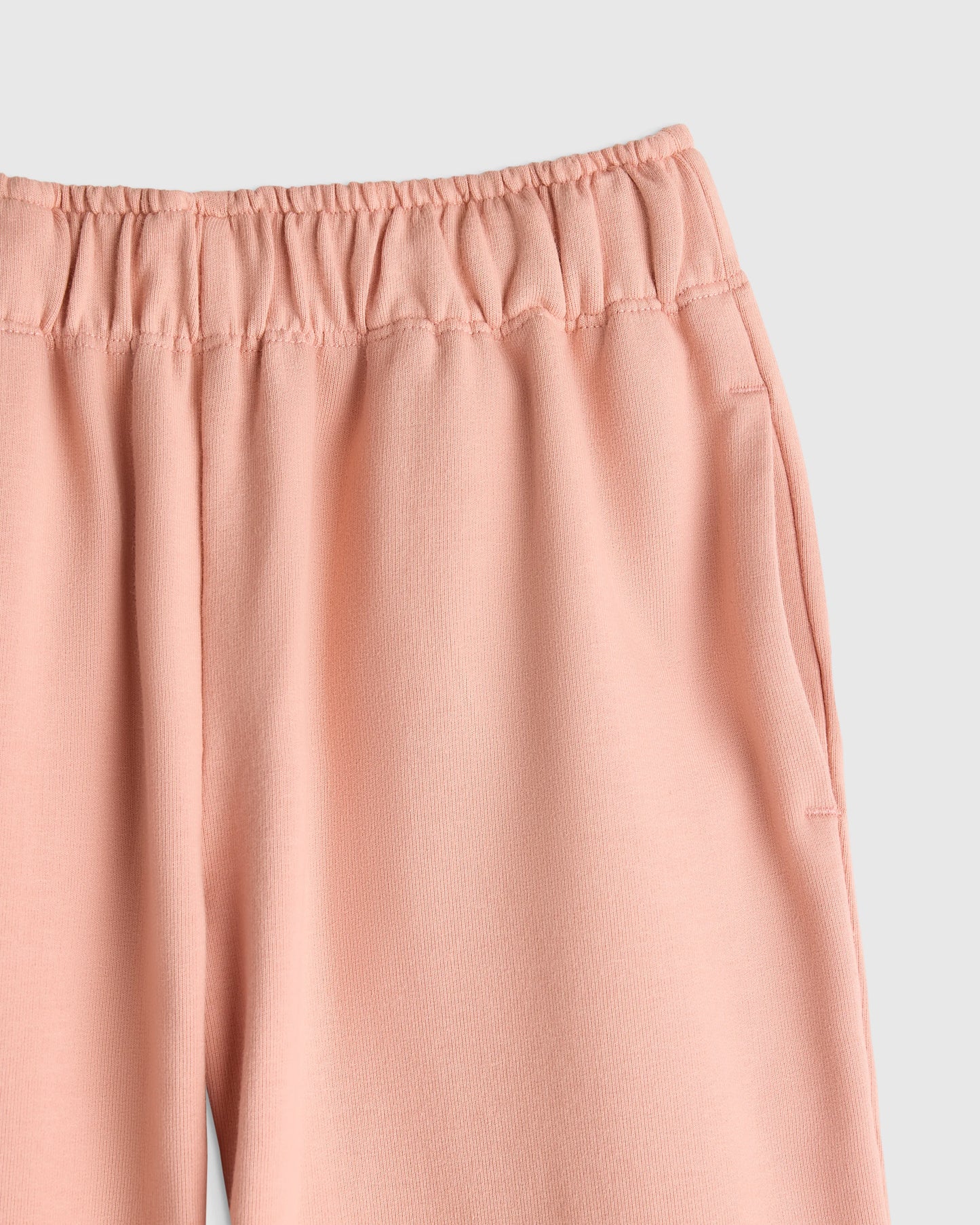 Girls Organic Cotton French Terry Wide Leg Pant - 2T / Pink Rose