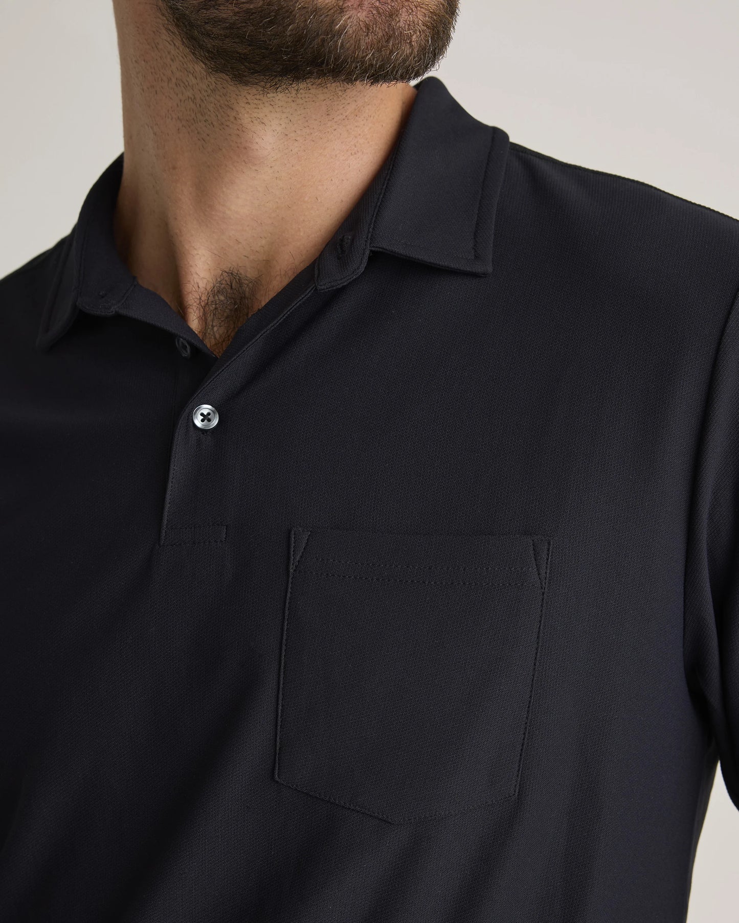ProPique Performance Long Sleeve Polo - S / Navy