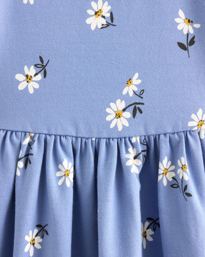 Organic Cotton Fit and Flare Pocket Dress - 2T / Critter Floral