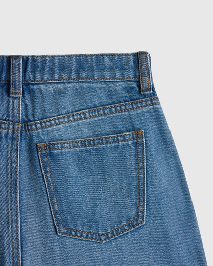 Boys Baggy Jeans - 6 / Medium Wash
