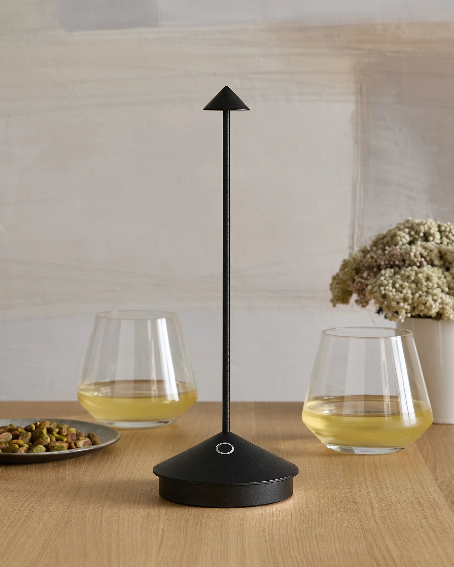 Pina Pro Rechargeable Table Lamp by Zafferano - One Size / White