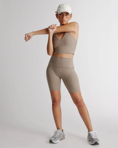 Ultra-Soft Bike Short - XS / Heather Espresso