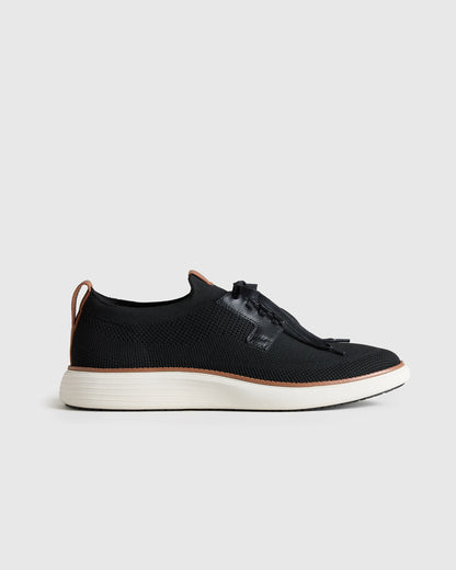 Engineered Knit Derby Sneaker - 7 / Black