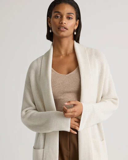 Australian Merino Wool Duster Cardigan - XS / Malted Toffee