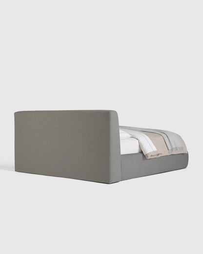 Plush Low Profile Platform Bed - Queen / Ivory