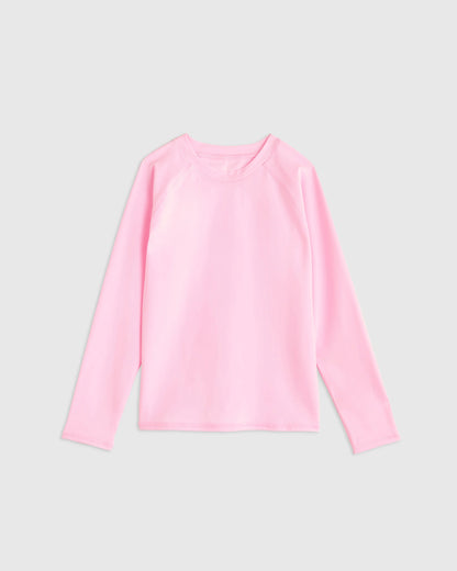 Long Sleeve Raglan Rash Guard - 6 / Island Aqua