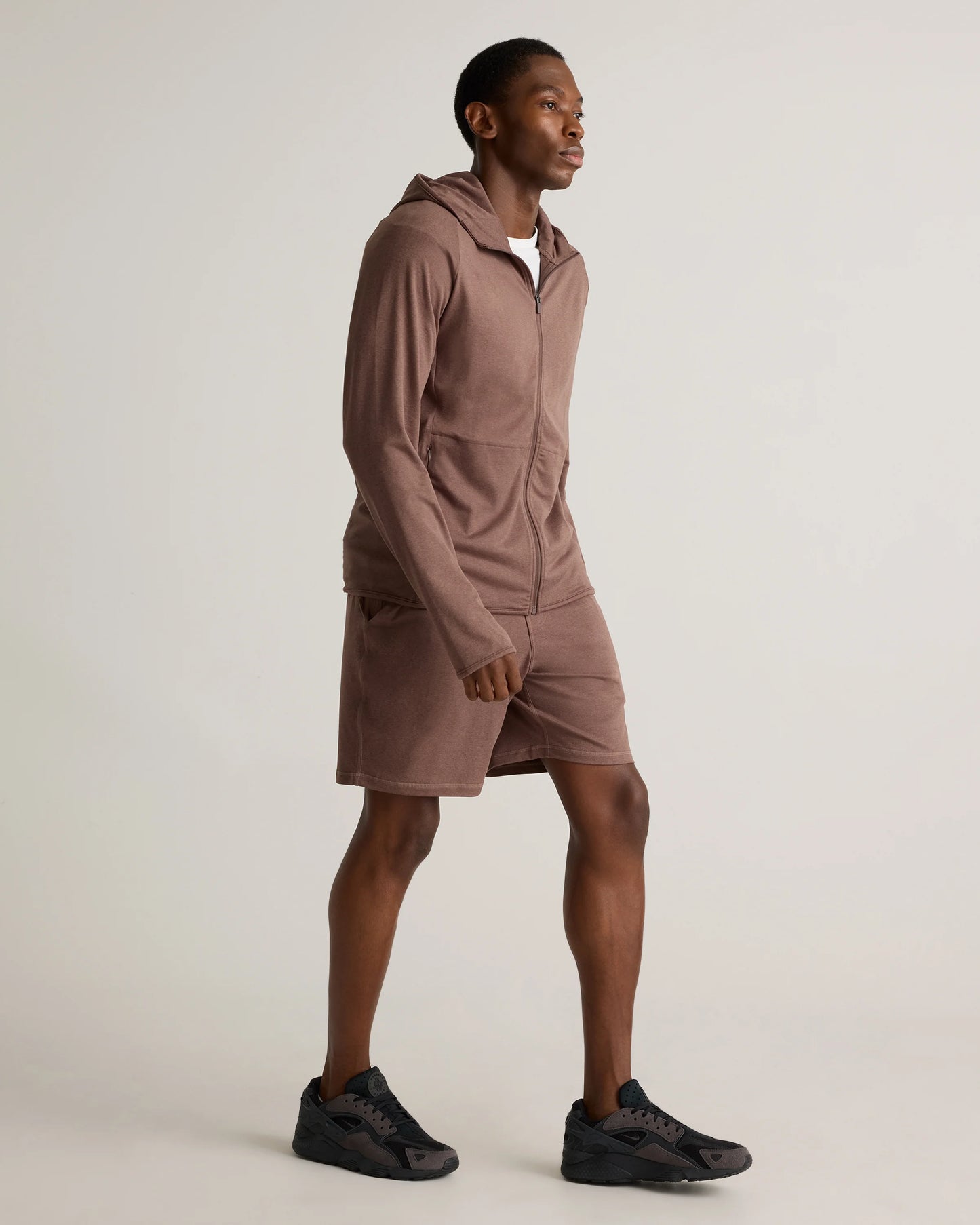 Flowknit Performance Zip Hoodie - S / Heather Grey